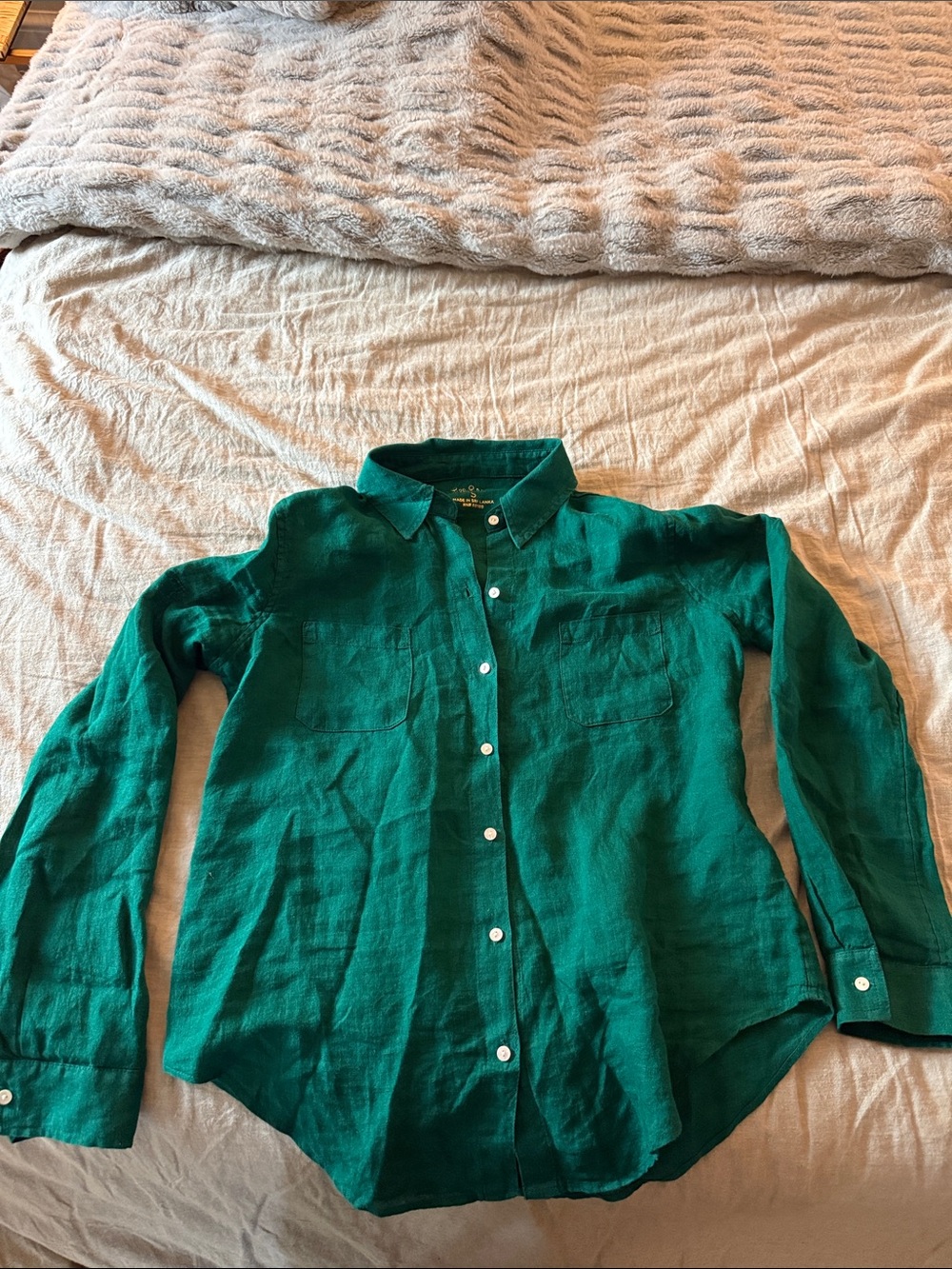 Lilly Pulitzer green long sleeve blouse